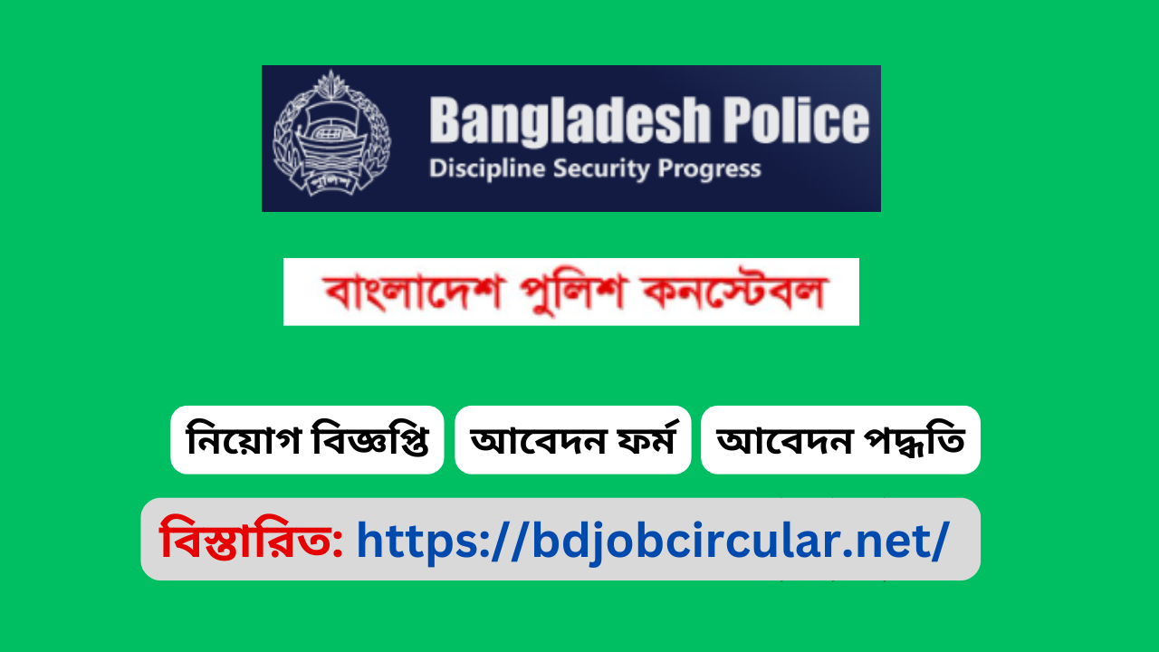 Police Constable Job Circular 2025