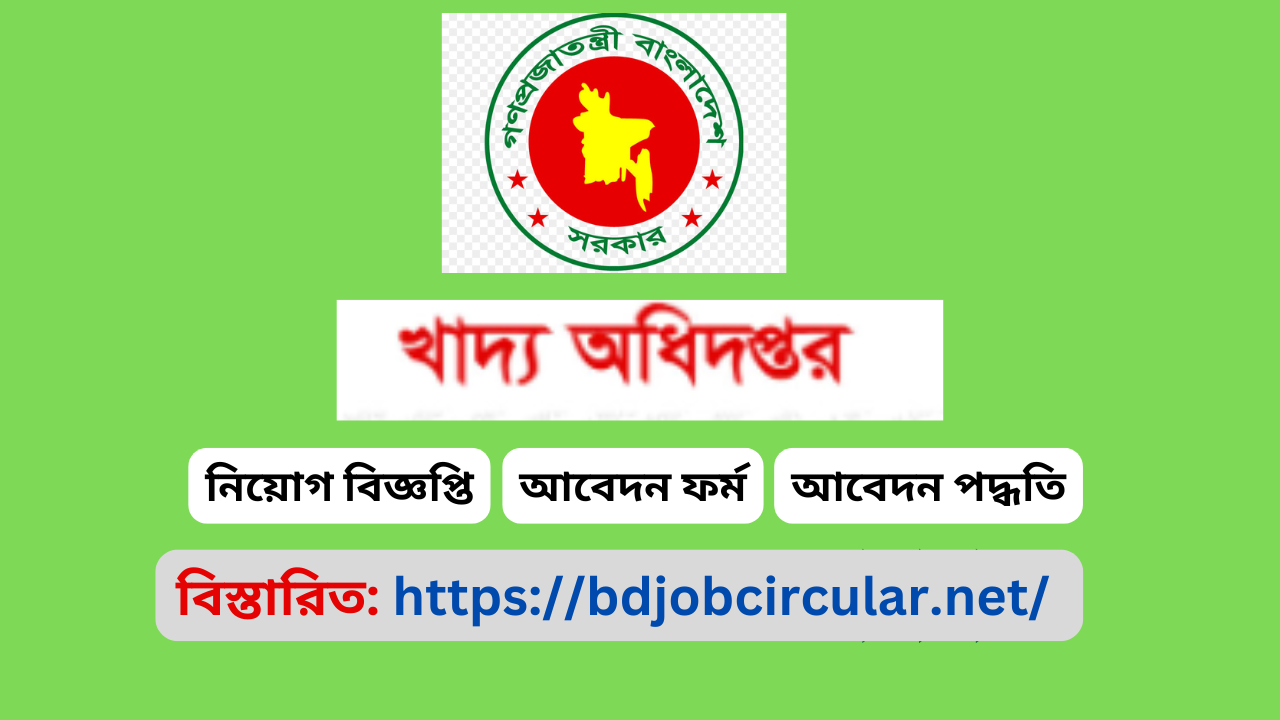 DGFOOD Job Circular 2025
