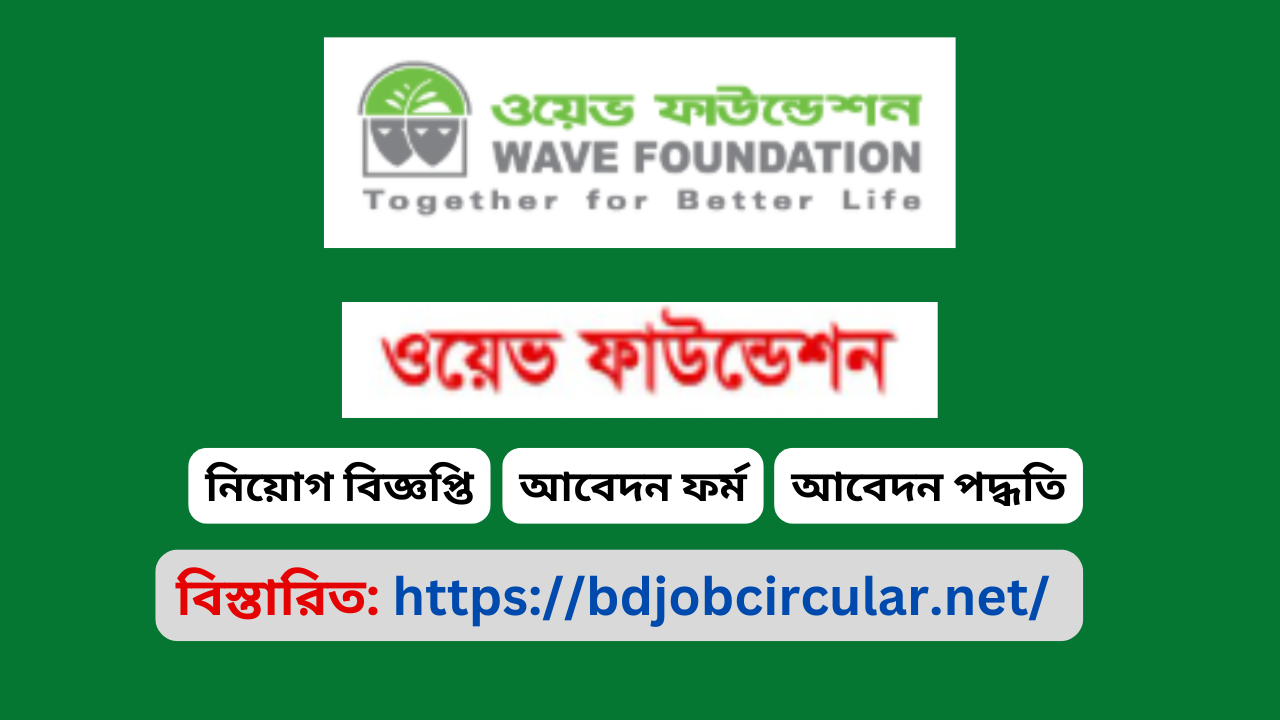 WAVE Foundation Job Circular 2025
