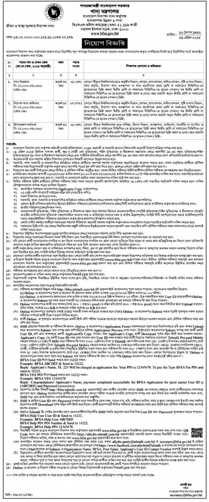 Food Safety Officer Job Circular Food Safety Officer Job Circular