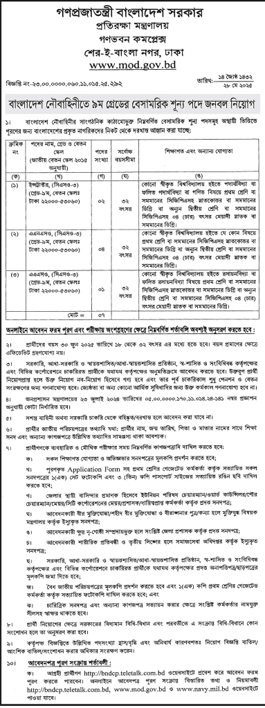BNDCP Job Circular 2025 BNDCP Job Circular 2025